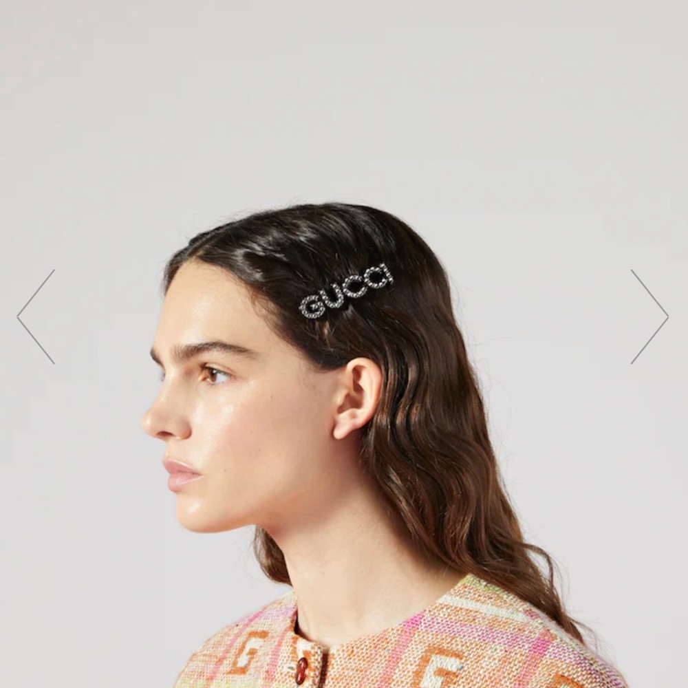 Crystal Gucci Hair Slide - Picture 7 of 7